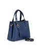 Lia Biassoni Leder-Henkeltasche "Verney" in Blau - (B)28 x (H)21 x (T)12 cm