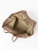 Lia Biassoni Leren shopper "Conza" taupe - (B)60 x (H)33 x (D)15 cm