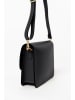 Lia Biassoni Leder-Umhängetasche "Disueri" in Schwarz - (B)22 x (H)19 x (T)7 cm