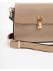 Lia Biassoni Leren schoudertas "Carrione" beige - (B)22 x (H)16 x (D)7 cm