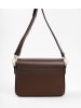 Lia Biassoni Leren schoudertas "Carrione" bruin - (B)22 x (H)16 x (D)7 cm