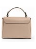 Lia Biassoni Leren handtas "Fegana" beige - (B)20 x (H)14 x (D)8 cm