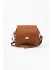 Lia Biassoni Leder-Umhängetasche in Hellbraun - (B)23 x (H)20 x (T)9 cm