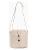 Lia Biassoni Leren schoudertas "Cerfone" beige - (B)24 x (H)22 x (D)10 cm