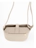 Lia Biassoni Leren schoudertas "Cerfone" beige - (B)24 x (H)22 x (D)10 cm