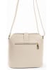 Lia Biassoni Leren schoudertas "Cerfone" beige - (B)24 x (H)22 x (D)10 cm