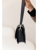 Lia Biassoni Leren schoudertas zwart - (B)22 x (H)17 x (D)8 cm