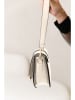 Lia Biassoni Leren schoudertas "Misegna" beige - (B)22 x (H)17 x (D)8 cm