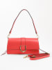 Lia Biassoni Leren schoudertas "Saraceno" rood - (B)27 x (H)14 x (D)6 cm