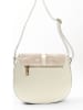 Lia Biassoni Leren schoudertas "Corsalone" beige - (B)23 x (H)20 x (D)6 cm