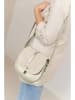 Lia Biassoni Leren schoudertas "Corsalone" beige - (B)23 x (H)20 x (D)6 cm