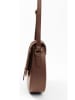 Lia Biassoni Leren schoudertas "Corsalone" bruin - (B)23 x (H)20 x (D)6 cm
