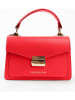 Lia Biassoni Leren handtas "Trasubbie" rood - (B)20 x (H)14 x (D)7 cm