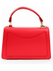Lia Biassoni Leren handtas "Trasubbie" rood - (B)20 x (H)14 x (D)7 cm