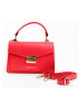 Lia Biassoni Leren handtas "Trasubbie" rood - (B)20 x (H)14 x (D)7 cm