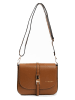 Lia Biassoni Leder-Umhängetasche  in Hellbraun - (B)24 x (H)18 x (T)8 cm