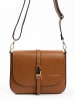 Lia Biassoni Leren schoudertas lichtbruin - (B)24 x (H)18 x (D)8 cm