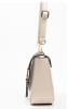 Lia Biassoni Leder-Umhängetasche "Follone" in Beige - (B)24 x (H)18 x (T)8 cm