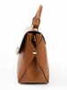 Lia Biassoni Leder-Henkeltasche in Hellbraun - (B)29 x (H)29 x (T)12 cm
