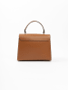 Lia Biassoni Leren handtas "Ensa" camel - (B)26 x (H)22 x (D)12 cm
