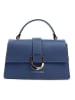 Lia Biassoni Leren handtas "Archiano" donkerblauw - (B)25 x (H)16 x (D)8,5 cm