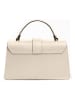 Lia Biassoni Leren handtas "Archiano" beige - (B)25 x (H)16 x (D)8,5 cm