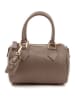 Lia Biassoni Leder-Henkeltasche in Taupe - (B)22 x (H)17 x (T)13 cm