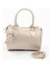 Lia Biassoni Leren handtas "Resco" beige - (B)22 x (H)17 x (D)13 cm