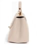 Lia Biassoni Leder-Henkeltasche "Calopinace" in Beige - (B)23 x (H)16 x (T)12 cm