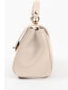 Lia Biassoni Leren handtas "Carsia" beige - (B)27 x (H)19 x (D)13 cm