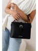 Lia Biassoni Leren handtas zwart - (B)25 x (H)20 x (D)12 cm