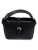Lia Biassoni Leren handtas zwart - (B)25 x (H)20 x (D)12 cm