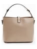 Lia Biassoni Skórzana torebka "Sinello" w kolorze szarobrązowym - 25 x 20 x 12 cm