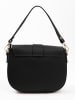 Lia Biassoni Leren schoudertas "Sangro" zwart - (B)27 x (H)22 x (D)7 cm
