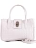 Lia Biassoni Leren handtas wit - (B)26 x (H)17 x (D)12 cm