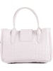 Lia Biassoni Leren handtas wit - (B)26 x (H)17 x (D)12 cm