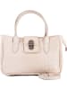 Lia Biassoni Leren handtas beige - (B)26 x (H)17 x (D)12 cm