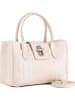 Lia Biassoni Leren handtas beige - (B)26 x (H)17 x (D)12 cm