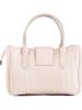 Lia Biassoni Leren handtas beige - (B)26 x (H)17 x (D)12 cm