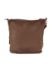 Lia Biassoni Leren schoudertas bruin - (B)19 x (H)21 x (D)10 cm