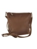 Lia Biassoni Skórzana torebka w kolorze brązowym - 19 x 21 x 10 cm