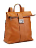 Lia Biassoni Leren rugzak cognackleurig - (B)34 x (H)41 x (D)12 cm