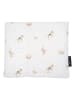 Lullalove Poduszka muślinowa "Horses" w kolorze białym