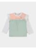 Sophie la Girafe Longsleeve in Grün/ Weiß