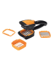 Genius 5-delige snijset "Nicer Dicer Quick" oranje/zwart
