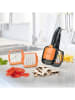 Genius 5tlg. Set: Schneider "Nicer Dicer Quick" in Orange/ Schwarz