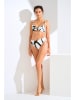 Lisca Bikini-Oberteil in Weiß/ Schwarz