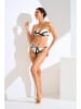 Lisca Bikini-Oberteil in Weiß/ Schwarz
