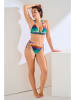 Lisca Bikini-Hose in Grün/ Lila