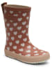 bisgaard Gummistiefel in Hellbraun/ Weiß